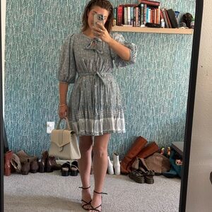 Pink Chicken Pintuck Indira Dress size small